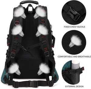 Muestra Gratis, Mochila de Senderismo Profesional Más Reciente, 80L de Gran Capacidad, Impermeable, para Escalada, Viajes al Aire Libre - Product Image 2