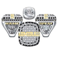 Personalisierter Maßgefertigter Champion-Ring Metall-Sportpreisring mit Individuellem Muster und Graviertem Text Langlebiger Meisterschaftsschmuck für Teams