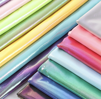 Tissu tricoté chaîne interlock extensible dans les quatre sens, respirant, effet slub, uni, irisé, avec estampage à chaud |   11% Spandex/Polyester 195gsm |   Tight