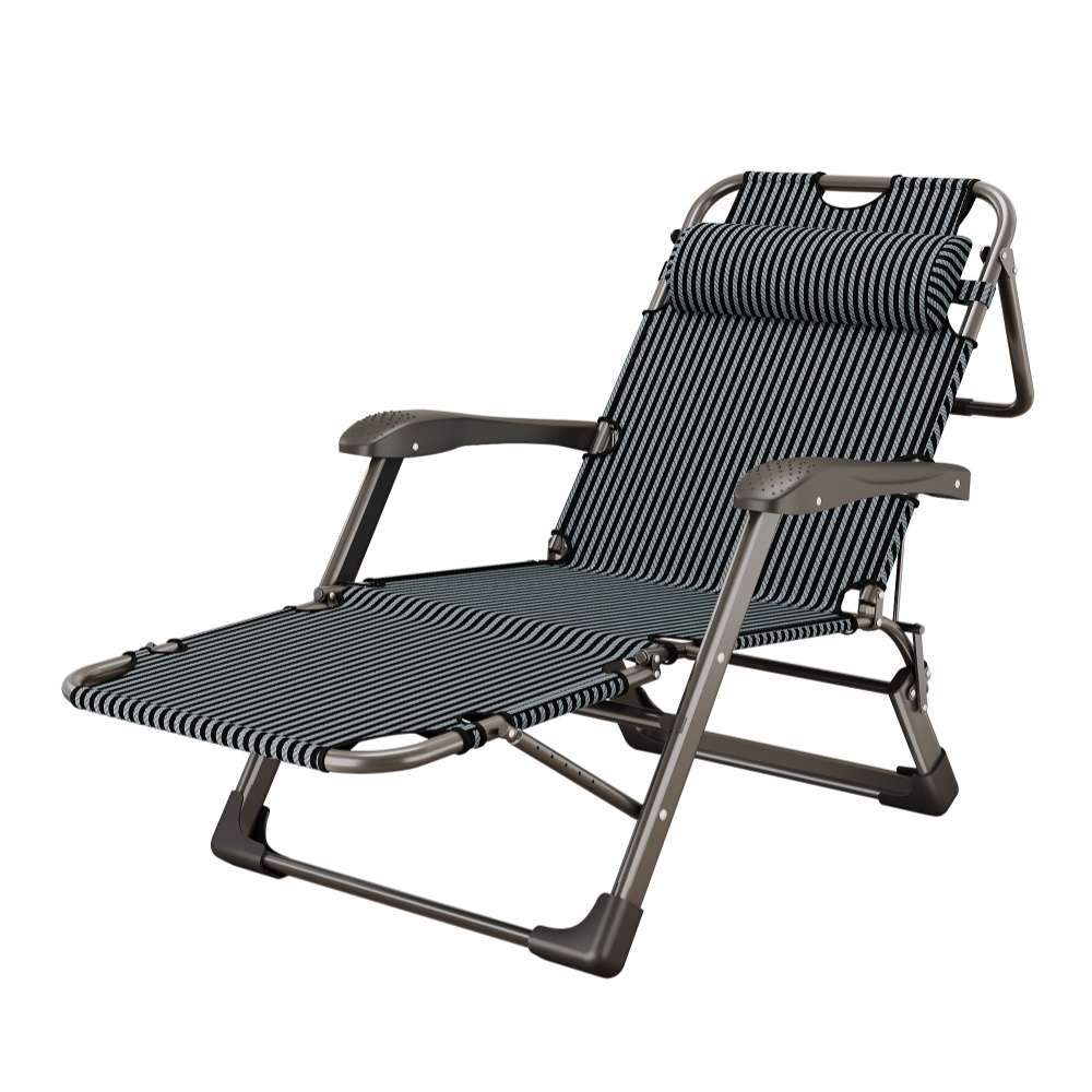 Tissu pour chaise à rayures et cadre noir
