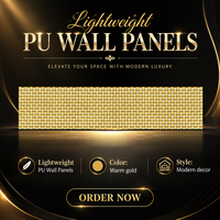 Panneaux muraux en PU de style européen de haute qualité, faciles à installer, imperméables, moulures décoratives pour plafond, décoration intérieure de la maison