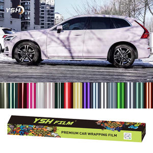 YSH Air Bubble Free Premium PET Color brillante Car Foil <span class=keywords><strong>Vinilo</strong></span> Para Automotriz Film Paper Roll Wrapping Sticker <span class=keywords><strong>Vinilo</strong></span> para Auto - Product Image 1