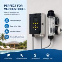 Système de désinfection durable pour piscine, électrolyse de l'eau salée