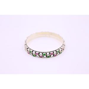 Manish Jewellers MJSK001, Brazaletes de Plata 925 con Cristales Geométricos Vintage, para Mujer, para Bodas, Compromisos, Fiestas y Uso Diario - Product Image 3