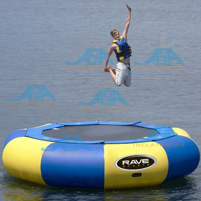 Fun Infla table Water Park Equipment Schwimmendes Trampolin/Aqua Jump Aufblasbares Wasser trampolin/Plattform für Wassersport