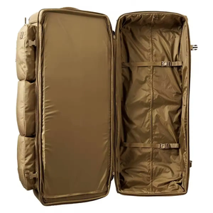 Custom Extra Large Nylon Carry-On Luggage Duffle <b>Light</b> <b>Weight</b> Rolling Trolley <b>with</b> <b>Wheel</b> Zipper Closure <b>Travel</b> Duffel <b>Bag</b> - Product Image 4