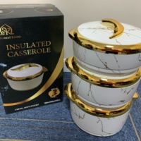 Ensemble Chauffe-Plats Isotherme Grande Capacité pour Restauration 3 Pièces 1.5L 2L 2.5L