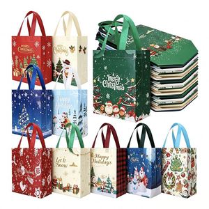 Laminated PP Non-Woven Eco-Friendly Recyclable Reusable Folding Promotional Advertising Festival <b>Christmas</b> Shopping Gift - Product Image 1
