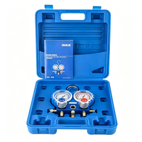 Комплект для обслуживания систем кондиционирования Value VMG-2-R410A-B/R22/R134a: незаменимый манометрический коллектор для инструментов ОВКВ