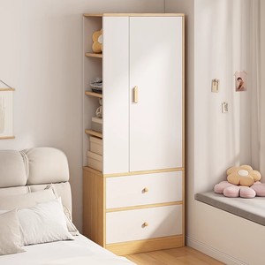 <span class=keywords><strong>Armadio</strong></span> ad Angolo a Una Porta, Facile Montaggio e Stoccaggio per Camere <span class=keywords><strong>da</strong></span> <span class=keywords><strong>Letto</strong></span> o Stanze in Affitto, Materiale MDF Durevole - Product Image 1