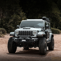 Pare-chocs Avant OMU Sans Trous pour Capteurs pour Jeep Wrangler JL Accessoires de Fabrication Barre de Protection en Acier pour Jeep Gladiator Pickup JT