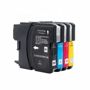 Cartucho de tinta compatible LC11/16/38/61/65/67/980/990/1100 para <span class=keywords><strong>Brother</strong></span> DCP 165/385/535 MFC <span class=keywords><strong>490</strong></span>/650/670/930/6490/6690 - Product Image 1