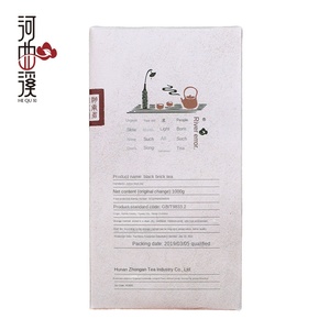 Thé noir Anhua biologique de spécialité du Hunan 1000 grammes directement de l'usine Hqu Xi thé en brique approuvé par Xi'an - Product Image 2