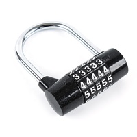Cadenas de sécurité de pointe XMM-8057 à 5 chiffres en alliage de zinc, à combinaison réinitialisable, pour salle de sport, code de sécurité tendance