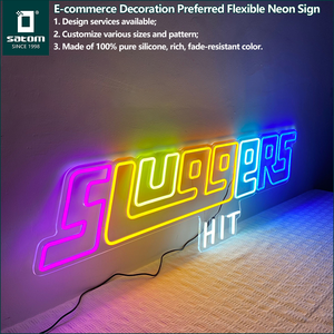 Mô hình tuyệt vời in enseigne iumineuse cắt laser LED hộp đèn mỏng Acrylic khói cử<span class=keywords><strong>a</strong></span> hàng Neon ký trong nhà thiết kế miễn phí - Product Image 3