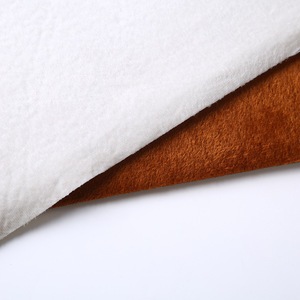Plush <b>Fabric</b> Double Faced 100% Polyester Medium <b>Weight</b> Solids Nonwoven Cushion <b>Fabric</b> For Pillow Toy Shoe Lining Packaging - Product Image 1