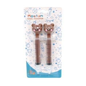Nueva Llegada Lindo Conejo de Dibujos Animados Rana Pollo Oso Diseño 10ml Jeringa Irrigador Nasal Limpiador de Nariz <span class=keywords><strong>para</strong></span> Bebé Lavado de Nariz - Product Image 5