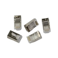 Prise modulaire de ftp en métal de ventes directes d'usine Rj45 Cat5 Utp 8p8c connecteur Rj45 modulaire de réseau
