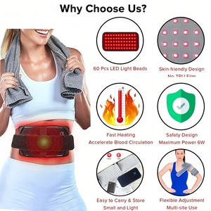 Dispositivo de Terapia de Luz Roja Junneled de 60 LED Ajustable, Almohadilla de Terapia de Luz Roja para el Alivio del Dolor en la Oficina - Product Image 3