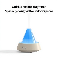 Diffuseur d'arômes intelligent à ultrasons, humidificateur USB silencieux, effet coucher de soleil arc-en-ciel simulé, pour la maison, idéal pour l'export.