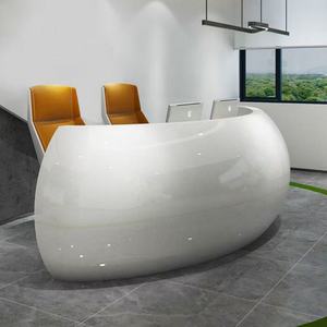 โต๊ะต้อนรับโค้งทันสมัยสำหรับสำนักงาน - Product Image 2