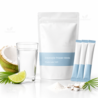 Poudre d'électrolytes de coco en sachets avec Sodium, Potassium, Magnésium – Mélange de boisson OEM à marque privée