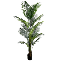 180cm Palmier Artificiel Amovible En Plastique Feuilles De Palmier Plante Faux Bonsaï Plante pour La Maison Bureau Jardin Décoration