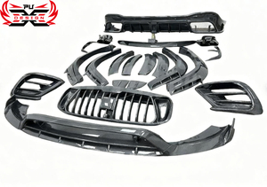 Kit Carrozzeria in Fibra di Carbonio Stile M per <span class=keywords><strong>Mercedes</strong></span> GLS X167 GLS63 2020-2024, Upgrade con Labbro Anteriore, Diffusore Posteriore, Griglia, Passaruota e <span class=keywords><strong>Spoiler</strong></span> - Product Image 5