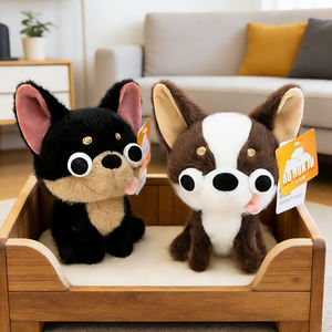 EN STOCK Juguete de Peluche de Perro <span class=keywords><strong>Chihuahua</strong></span>, Divertido y Adorable |   Juguete de Animalito Súper Suave de Diseño Personalizado para Bebés con MOQ Bajo y Alta Calidad - Product Image 3