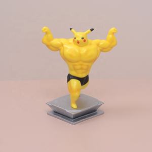 Muscle <span class=keywords><strong>Pokemon</strong></span> <span class=keywords><strong>Pokemon</strong></span> giocattoli action <span class=keywords><strong>figure</strong></span> anime all'ingrosso giocattoli <span class=keywords><strong>Pokemon</strong></span> forte maschio sollevamento pesi modello ornamento - Product Image 2