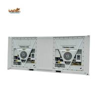 Prijs van een 20ft (20 voet) multi-cooler gekoelde blastvriezer reefer container met oprijplaten, PVC deur en gordijnen