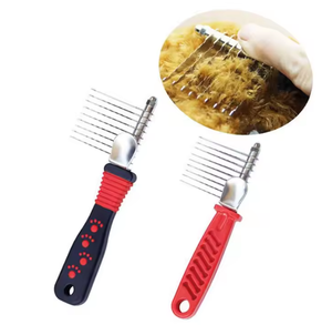 Nouveau kit de toilettage pour animaux de compagnie en plastique avec brosses pour petits animaux, accessoires écologiques pour l'épilation et le bain, vente en gros, Chine - Product Image 6