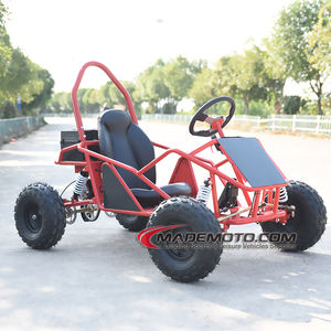 1000W brosse moteur chaîne entraînement route juridique Aosom 24V 7.5 MPH avec siège réglable Buggy électrique Go Kart - Product Image 1