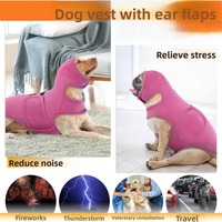 Cagoule apaisante réfléchissante pour chien avec protège-oreilles, anti-anxiété sonore, pour l'alimentation, accessoire pour animaux de compagnie, vente en gros