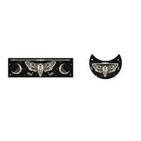 Présentoir en bois Jianke en forme de lune pour cartes de jeu et objets de sorcellerie, design créatif et luxueux, durable