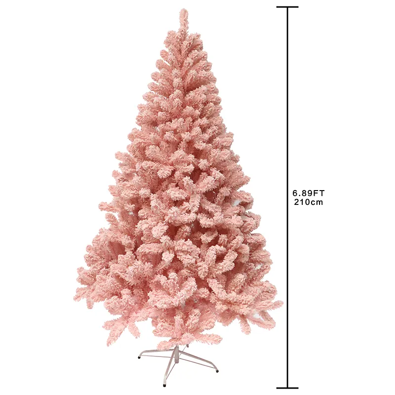 Pink Christmas Tree 7ft PVC christmas decoration supplies-old arvores de natal arbol de navidad albero di natale
