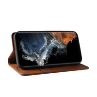 Étui portefeuille magnétique à rabat en cuir PU avec dragonne pour Samsung S25 S24 Ultra S23 S22 A16 A26 A36 A56 A22 A23 A53