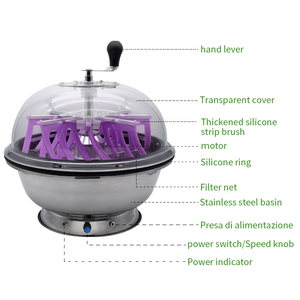 Electric Trimming Machine 16/19/24inch Hydroponics Bowl Leaf <strong>Trimmer</strong> Flower Aut Leaf <strong>Bud</strong> <strong>Trimmer</strong> - Product Image 6