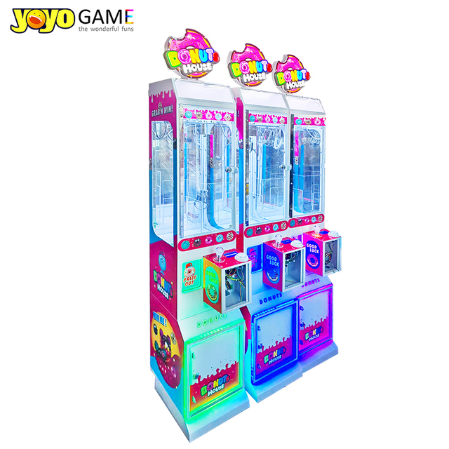 Mini Tall One Player Claw Machine Small Coin Operated Boutique Prize Crane Machine for Shopping Mall with Bill Acceptor Custom