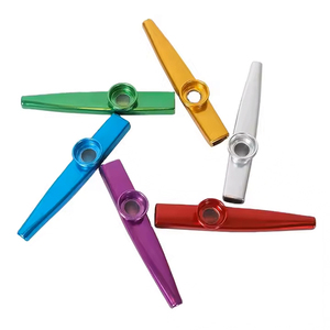 Kazoo en métal, jouet musical, idéal pour les fêtes, les voyages, les événements scolaires, les spectacles, instrument de divertissement, cadeau éducatif, pour l'apprentissage et le plaisir des enfants - Product Image 1