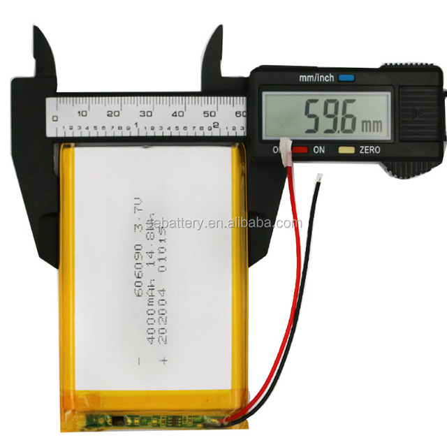 SUN EASE 3.7volt Mah Lipo Battery 6*60*90mm 3.7 v 4000mah 606090 Polymer Li Ion Battery 3.7v 4000 Mah Lipo-akku