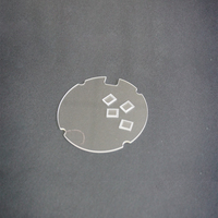 Plaque de verre saphir optique ultra-mince sur mesure de 0,33 mm, 0,28 mm, 0,4 mm, 0,5 mm, 1 mm d'épaisseur, prix plat