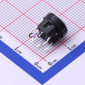 K6-6142D01 Tactile Switch Through hole Component (THT) Switch 1.6N Through Hole 10mm 50mA - Product Image 2