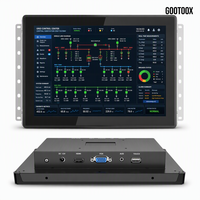 Monitor de pantalla táctil capacitiva empotrada de 7/10.1/13.3/15.6/21.5 pulgadas, solución HMI industrial integrada ODM