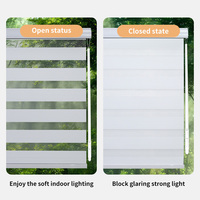 Persianas Modernas de Poliéster para Oficina, Cortinas Inteligentes Eléctricas con Protección Solar para Dormitorio, Anti-UV, Duraderas, Tamaño Personalizado