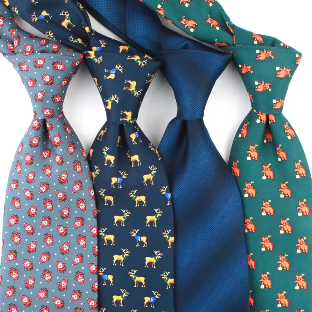 Venta al por mayor de poliéster impreso corbatas de caballo Impresión digital Logo Corbatas para hombre de lujo de calidad italiana Floral Corbatas para hombres