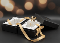 Flacon de parfum 30 50 100 ml, boîte cadeau, emballage rigide, couvercle magnétique, noir, luxe, cosmétique, carré, impression sérigraphique
