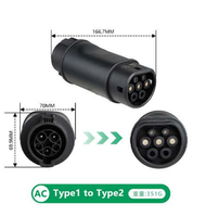 Adaptateur de charge EV Type 2, convertisseur de prise pour véhicule à énergie nouvelle, connecteur de chargeur de voiture électrique