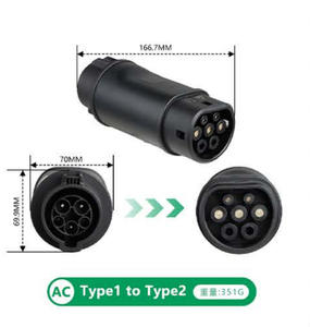 Adaptador de Carga para Vehículos Eléctricos, Conector de Carga para Coches Eléctricos, Adaptador de Conversión para Conexión de Vehículos Eléctricos - Product Image 6