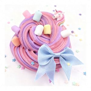 Premium fait à la main paillettes décoration Slime Pack coloré moelleux bricolage pâte à modeler sûr créatif soulagement du Stress jouet pour les enfants - Product Image 5